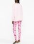 Versace Gerafelde blouse Roze - Thumbnail 4