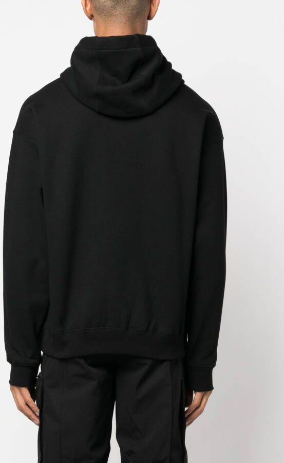 Versace La Medusa katoenen hoodie Zwart