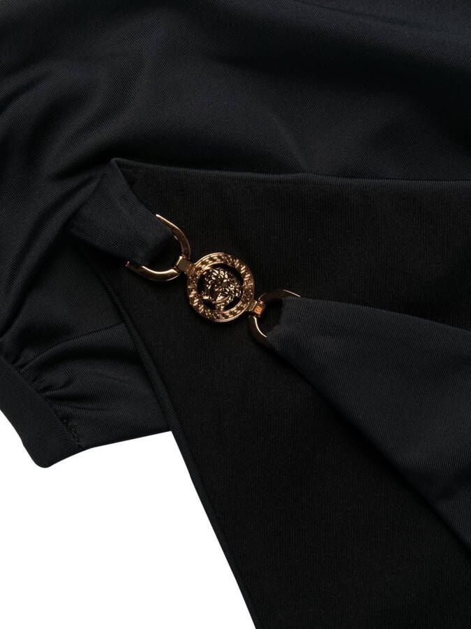 Versace Badpak met Medusa plakkaat Zwart