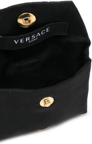 Versace Icon hondenpoepzakjes houder Zwart