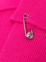Versace Safety-Pin gebreide vingerloze handschoenen Roze - Thumbnail 2