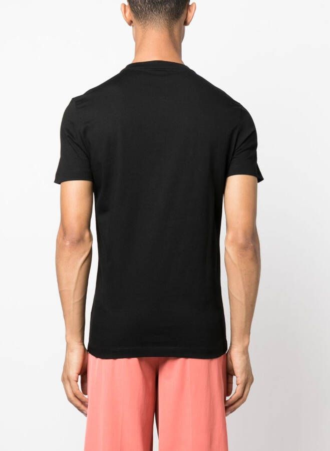 Versace T-shirt verfraaid met kristallen Zwart
