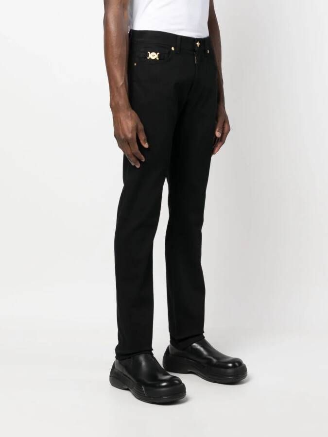 Versace Slim-fit jeans Zwart
