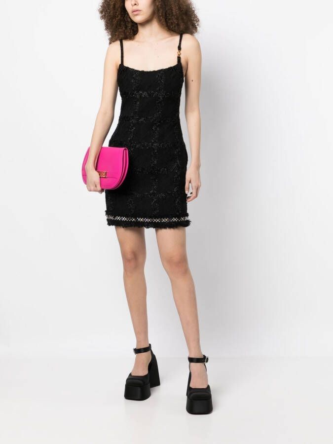 Versace Mini-jurk met spikes Zwart