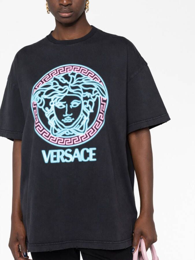 Versace Medusa T-shirt Zwart