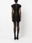 Versace Midi-jurk met kapmouwen Zwart - Thumbnail 4