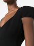 Versace Midi-jurk met kapmouwen Zwart - Thumbnail 5