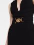 Versace Midi-jurk met Medusa logo Zwart - Thumbnail 5