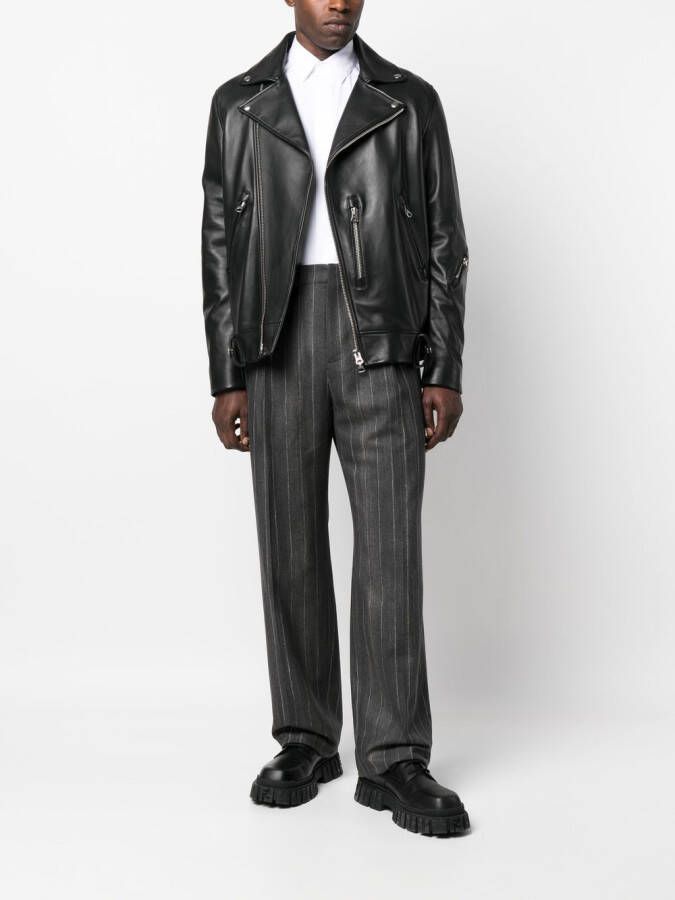 Versace Overhemd met geborduurd logo Wit