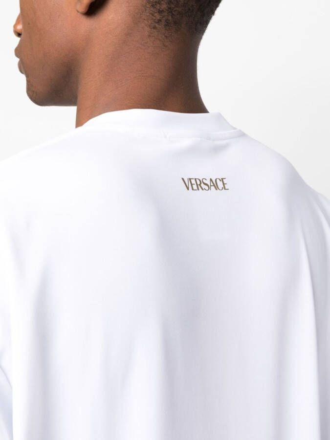 Versace Overhemd met korte mouwen Wit
