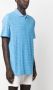 Versace Poloshirt met jacquard Blauw - Thumbnail 3