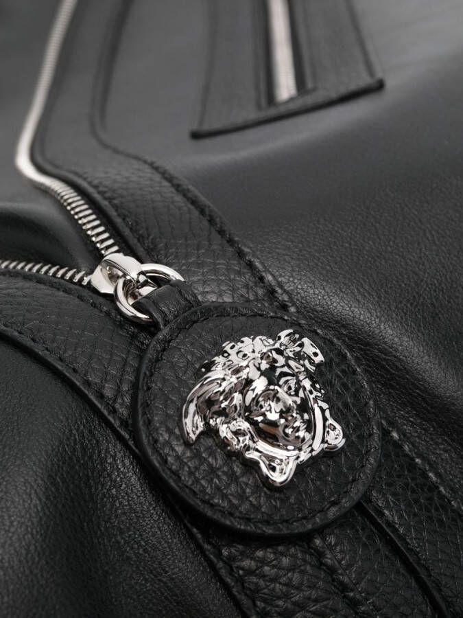 Versace Repeat grote schoudertas Zwart