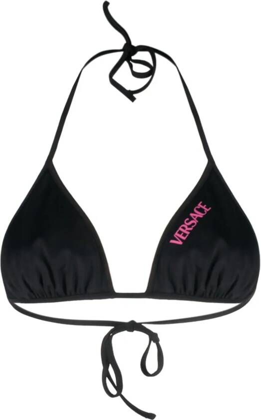 Versace Bikinitop met print Zwart