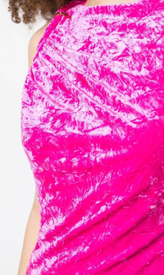 Versace Fluwelen mini-jurk Roze