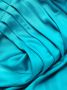 Versace Midi-jurk met ruches Blauw - Thumbnail 5