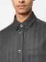 Versace Kasjmier shirtjack met visgraatpatroon Grijs - Thumbnail 5