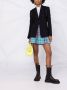 Versace Satijnen blazer Zwart - Thumbnail 2