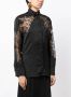 Versace Satijnen blouse Zwart - Thumbnail 3
