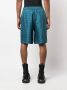 Versace Shorts met abstracte print Blauw - Thumbnail 4