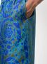 Versace Shorts met abstracte print Blauw - Thumbnail 5