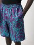 Versace Shorts met borduurwerk Blauw - Thumbnail 5