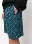 Versace Shorts met elastische taille Blauw - Thumbnail 5