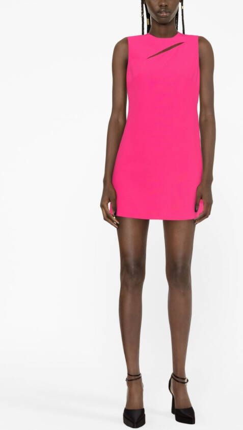 Versace Mouwloze mini-jurk Roze