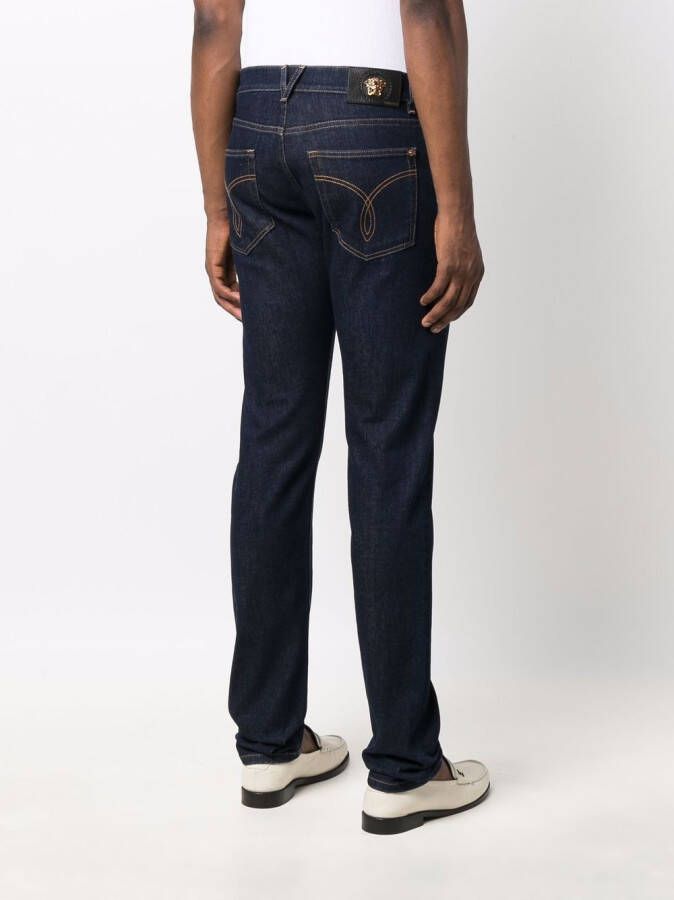 Versace Slim-fit jeans Blauw