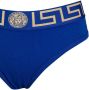Versace Slip met Greca-afwerking Blauw - Thumbnail 3