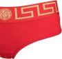 Versace Slip met Griekse print Rood - Thumbnail 3