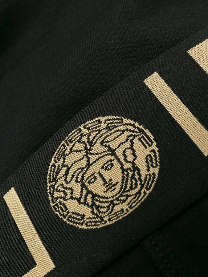 Versace Slip met Medusa logo Zwart
