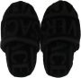 Versace Slippers met logo Zwart - Thumbnail 4