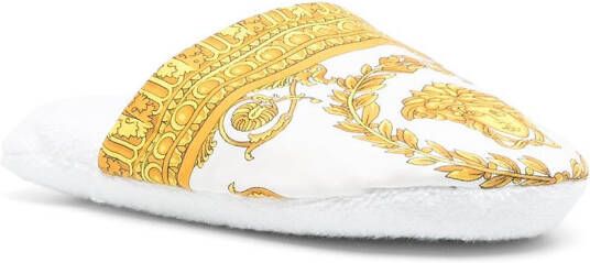 Versace I Love Baroque slippers Wit