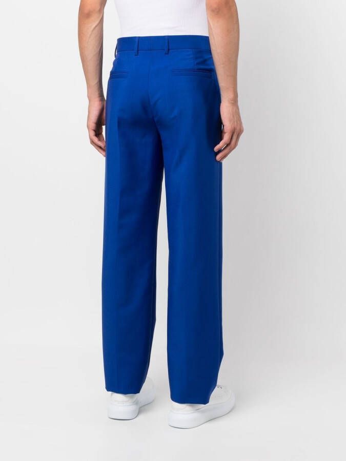 Versace Straight broek Blauw