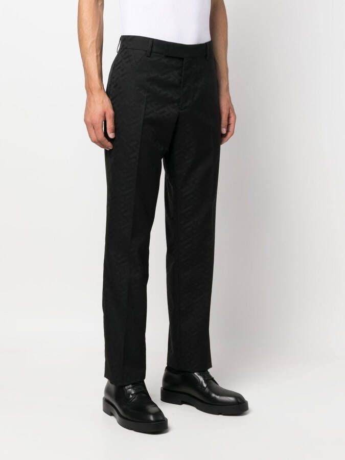 Versace Straight pantalon Zwart