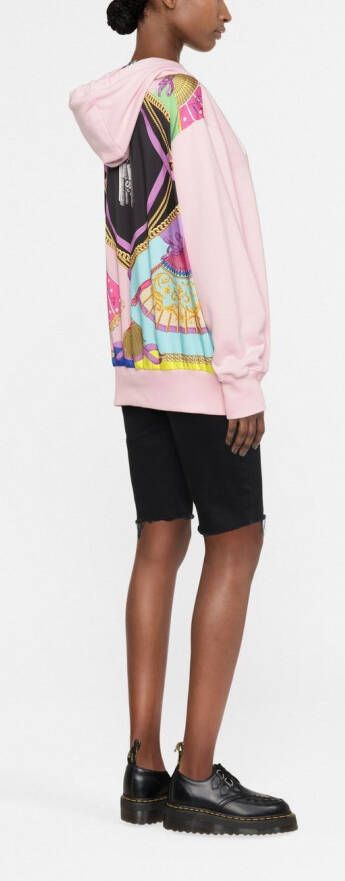 Versace Sweater met logoprint Roze