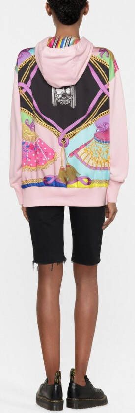 Versace Sweater met logoprint Roze