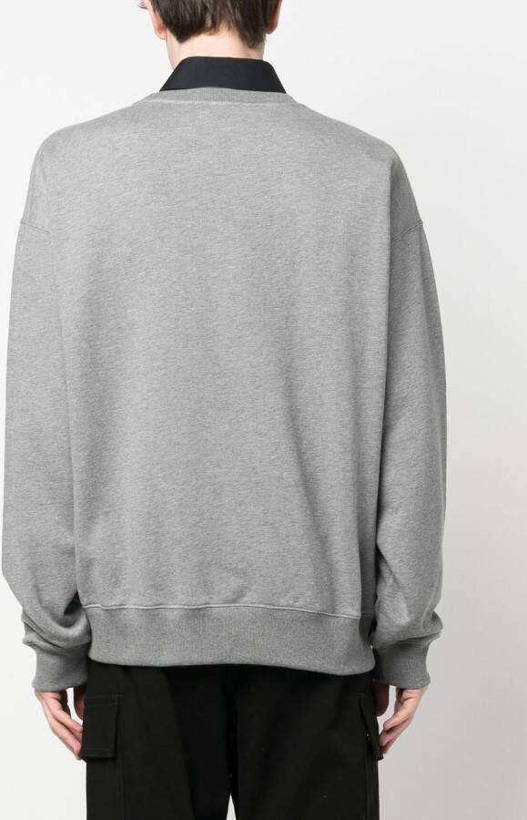 Versace Sweater met ronde hals Grijs