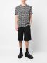 Versace T-shirt met logoprint Zwart - Thumbnail 2