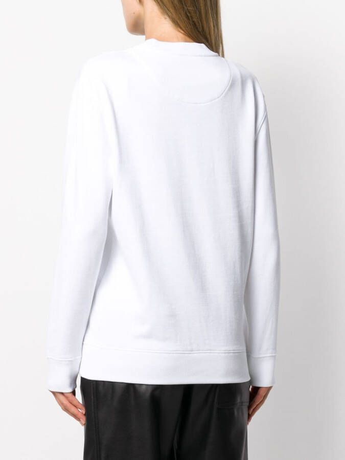 Versace T-shirt met print Wit