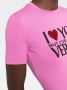 Versace T-shirt met tekst Roze - Thumbnail 3