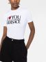 Versace T-shirt verfraaid met kristallen Wit - Thumbnail 5