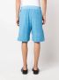 Versace Allover badstof shorts Blauw - Thumbnail 4