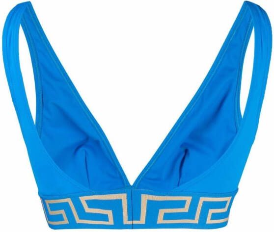Versace Greca bikinitop Blauw