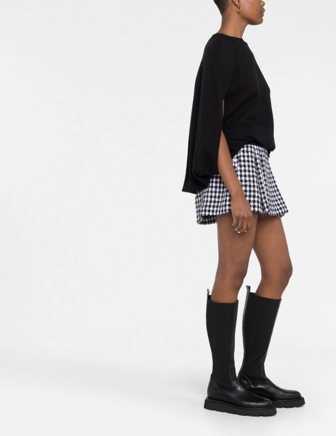 Versace Trui met split in de mouwen Zwart