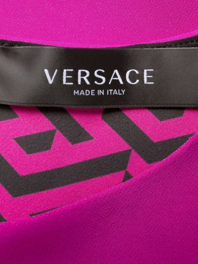 Versace Uitgesneden shiftjurk Roze