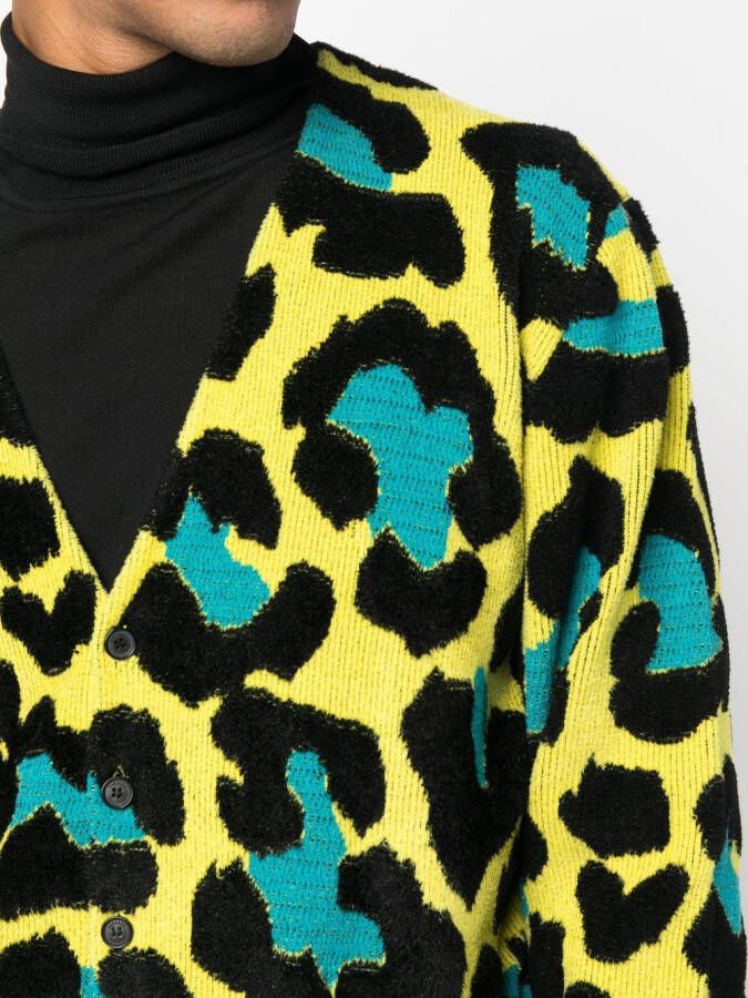 Versace Vest met luipaardprint Zwart