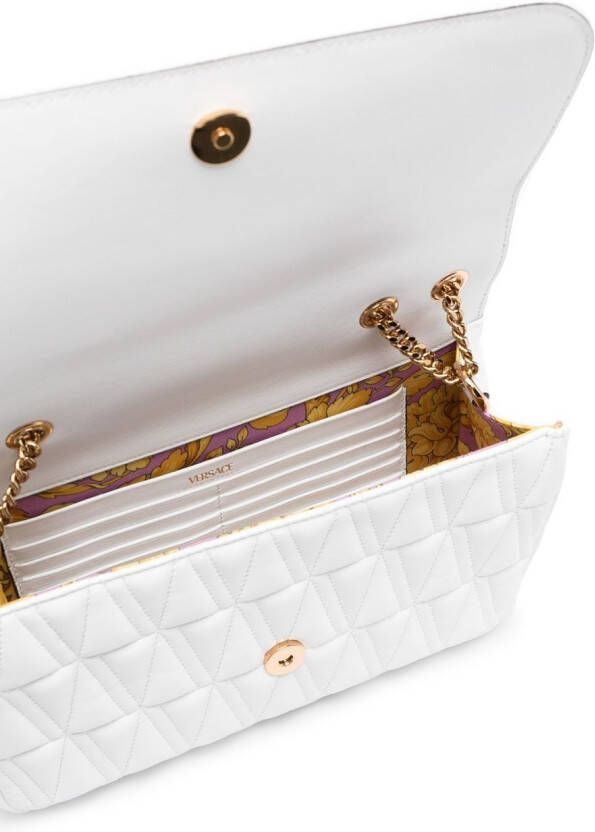 Versace Virtus schoudertas Wit