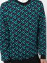 Versace Wollen trui Blauw - Thumbnail 5