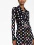 Versace x Dua Lipa mini-jurk met stippen vlinder en lieveheersbeestjes print Zwart - Thumbnail 3